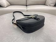Kitlife Dior Medium Bobby Bag Black Grained Calfskin 22×17×6cm - 5