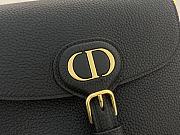 Kitlife Dior Medium Bobby Bag Black Grained Calfskin 22×17×6cm - 2