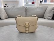 Kitlife Dior Medium Bobby Bag Beige Grained Calfskin 22×17×6cm - 1