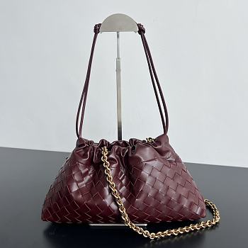 Kitlife Bottega Venetta Dustbag Notte Burgundy 839394 33x19x8cm