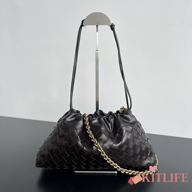 Kitlife Bottega Venetta Dustbag Notte Dark Brown 839394 33x19x8cm  - 1