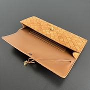 Kitlife Bottega Veneta Andiamo Clutch Brown Suede 741511 31x13x3cm - 5