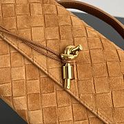 Kitlife Bottega Veneta Andiamo Clutch Brown Suede 741511 31x13x3cm - 3