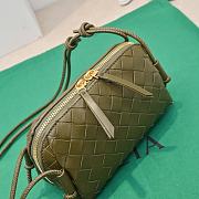 Kitlife Bottega Veneta Concert Pouch Green 794258 18.5x11.5x8.5cm - 5