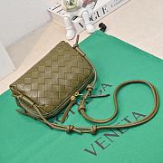 Kitlife Bottega Veneta Concert Pouch Green 794258 18.5x11.5x8.5cm - 3