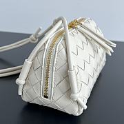 Kitlife Bottega Veneta Concert Pouch White 794258 18.5x11.5x8.5cm - 2
