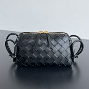 Kitlife Bottega Veneta Concert Pouch Black 794258 18.5x11.5x8.5cm - 1