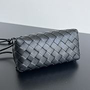 Kitlife Bottega Veneta Concert Pouch Black 794258 18.5x11.5x8.5cm - 6