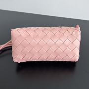 Kitlife Bottega Veneta Concert Pouch Pink 794258 18.5x11.5x8.5cm - 6
