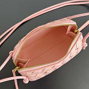 Kitlife Bottega Veneta Concert Pouch Pink 794258 18.5x11.5x8.5cm - 5