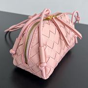 Kitlife Bottega Veneta Concert Pouch Pink 794258 18.5x11.5x8.5cm - 4