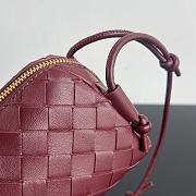 Kitlife Bottega Veneta Concert Pouch Burgundy 794258 18.5x11.5x8.5cm - 4