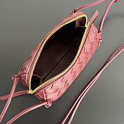 Kitlife Bottega Veneta Concert Pouch Burgundy 794258 18.5x11.5x8.5cm - 3