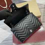 Kitlife Gucci GG Marmont Medium Shoulder Bag Black 850676 31x17x8cm - 2