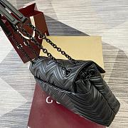 Kitlife Gucci GG Marmont Large Shoulder Bag Black 850659 37.5x21x9cm - 3