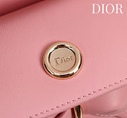 Kitlife Dior Bow Bag Pink Leather 28x10x22cm - 6