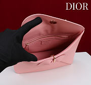 Kitlife Dior Bow Bag Pink Leather 28x10x22cm - 4