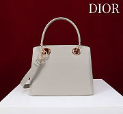 Kitlife Dior Bow Bag Off-white Leather 28x10x22cm  - 6