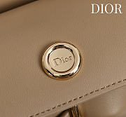 Kitlife Dior Bow Bag Beige Leather 28x10x22cm  - 5