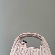 Kitlife Miu Miu Light Pink Wander Matelassé Suede Bag 20x17x6cm - 6