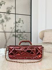 Kitlife Chanel Large Flap Bag With Handle Red AS5807 12.5x30x5cm - 4
