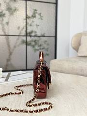 Kitlife Chanel Flap Bag With Handle Red AS4892 18.5x13x4.5cm - 5