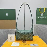 Kitlife Goyard Bowling Crossbody Bag Green 25x12x12cm  - 1