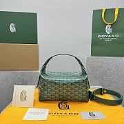 Kitlife Goyard Bowling Crossbody Bag Green 25x12x12cm  - 6