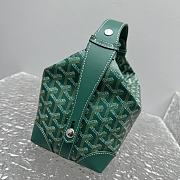 Kitlife Goyard Bowling Crossbody Bag Green 25x12x12cm  - 5