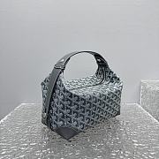 Kitlife Goyard Bowling Crossbody Bag Grey 25x12x12cm - 6