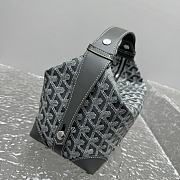 Kitlife Goyard Bowling Crossbody Bag Grey 25x12x12cm - 4