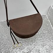 Kitlife Alaia 25SS Waist Bag Brown Nubuck Calfskin Leather 20x11x17cm - 4