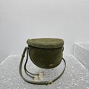 Kitlife Alaia 25SS Waist Bag Green Nubuck Calfskin Leather 20x11x17cm  - 4