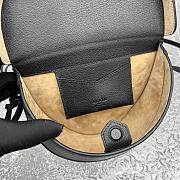 Kitlife Alaia 25SS Waist Bag Black Nubuck Calfskin Leather 20x11x17cm - 4