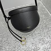 Kitlife Alaia 25SS Waist Bag Black Nubuck Calfskin Leather 20x11x17cm - 3