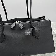 Kitlife Alaia Le Teckel Tote Bag in Black Grained Leather 42x19x21cm - 4