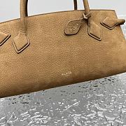 Kitlife Alaia Le Teckel Tote Bag in Brown Grained Leather 30×10×26cm  - 2