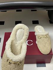 Kitlife Gucci Princetown Classic Wool Slippers Beige Suede - 5