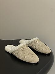 Kitlife Gucci Princetown Classic Wool Slippers Beige Suede - 4