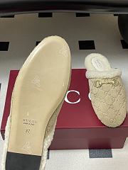 Kitlife Gucci Princetown Classic Wool Slippers Beige Suede - 2