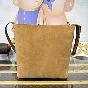 Kitlife Louis Vuitton Verso Hobo Handbag Tan Suede M27022 30x15.5x33cm  - 3