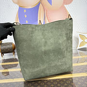 Kitlife Louis Vuitton Verso Hobo Handbag Green Seude M26747 30x15.5x33cm - 4
