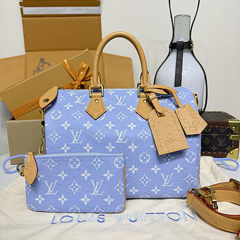 Kitlife Louis Vuitton Speedy P9 Bandoulière 30 Bag Lake Blue M21110 32x22.5x18cm 