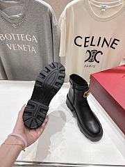 Kitlife Valentino Garavani 55mm VLogo Signature Buckle-fastening Ankle Boots Black - 5