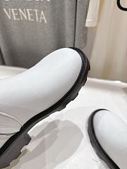 Kitlife Valentino Garavani 55mm VLogo Signature Buckle-fastening Ankle Boots White - 2