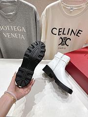 Kitlife Valentino Garavani 55mm VLogo Signature Buckle-fastening Ankle Boots White - 5