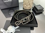 Kitlife Chanel Interlocking CC Logo Belt Black With Gold Buckle - 2