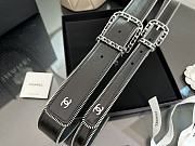 Kitlife Chanel Interlocking CC Logo Belt Black With Silver Buckle - 3