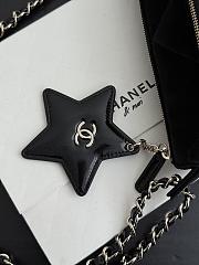 Kitlife Chanel Black Velvet Effect Nylon, Crinkled Effect Glossy Calfskin & Gold Metallic Clutch AP4771 15×21×6cm - 5