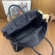 Kitlife Hermes Birkin Black Togo Leather With Silver Hardware 50cm - 4